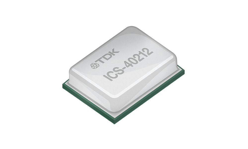 Illustration of ICS-40212, TDK MEMS microphone