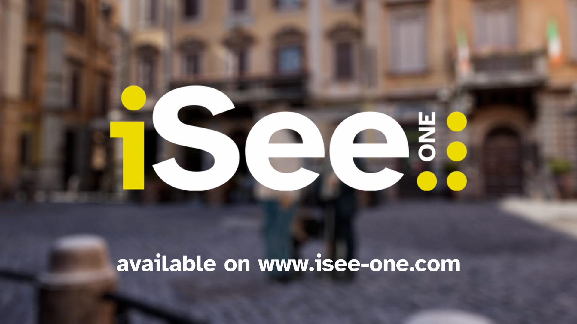 iSee logo, with text underneath that says "available on www.isee-one.com"