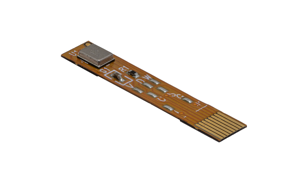 Illustration of EV-T5837-fx2, evaluation board for TDK MEMS microphone T5837