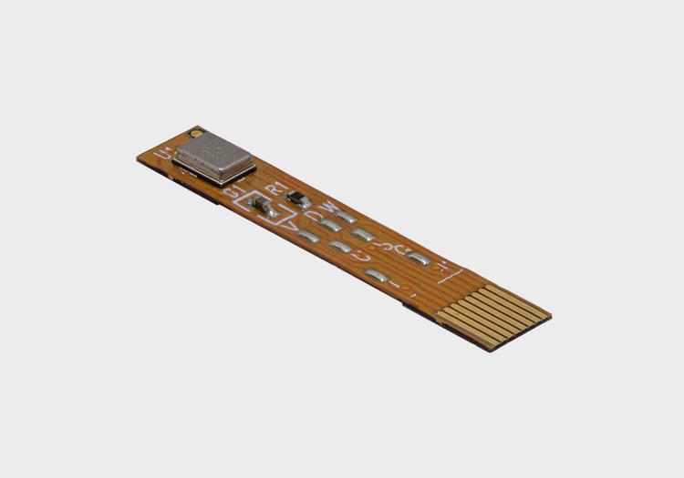 Illustration of EV-T5837-fx2, evaluation board for TDK MEMS microphone T5837