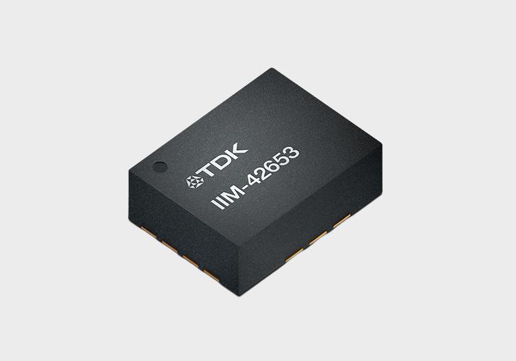 Illustration of IIM-42653, TDK MEMS inertial sensor for industrial applications